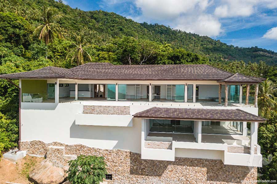 Newly Completed 5-Bed Bay View Villa, Lamai